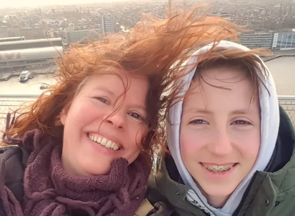 Foto van Eline en haar zoon Milo
