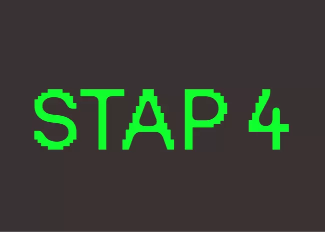 stap 4